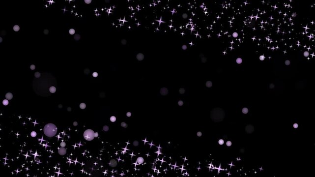 贅沢な紫のキラキラエフェクト