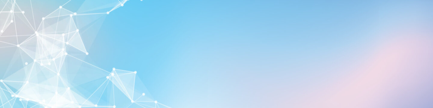 Abstract Gradient Plexus Lines LinkedIn Banner Template