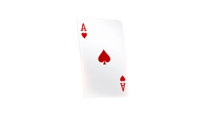  Ace of Diamonds Card Floating in Dramatic Casino Atmosphere