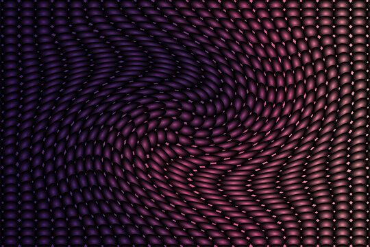 Abstract purple and pink gradient spheres vortex pattern design