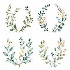 Watercolor Floral Wreath, Wreath Clipart Watercolor, Pastel Pink Flowers Wedding Clipart Wild Floral Clipart	