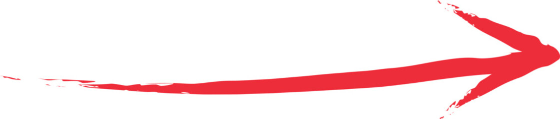 Obraz premium Hand drawn red arrow icon. Vector up arrows. Mark point icon design collection for business and education design element. red arrow