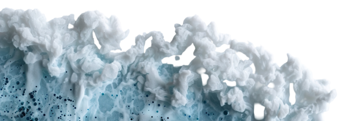 Bright white wave graphic forms a simple footer design. The cut-out element on a transparent background adds a clean and modern look suitable for various graphic uses