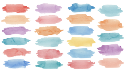 Watercolor Paint Texture Set A Vibrant Collection for Creative Design Projects and Artistic Expressions