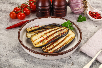  Vegan Grilled eggplant slices snack