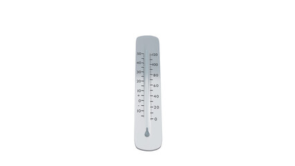 thermometer shows a temperature decrease