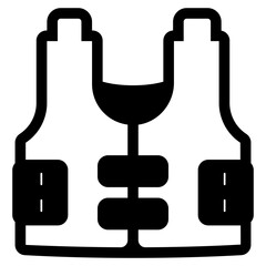 bulletproof vest icon