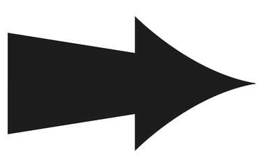wide black right arrow