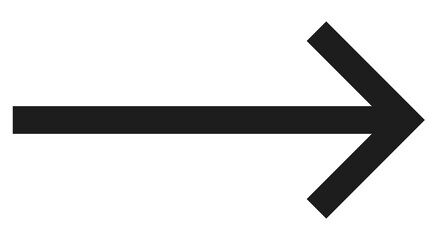 Black arrow pointing right. Black arrow