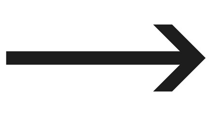 isolated black arrow
