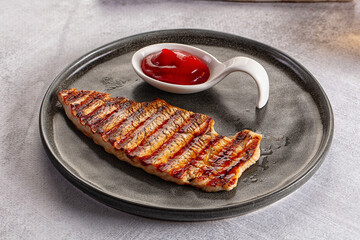 Grilled turkey breast fillet strak