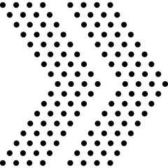 Arrow Dotted Shape