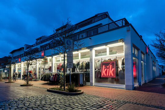 Norderney, Germany - November 13, 2025: kik branch