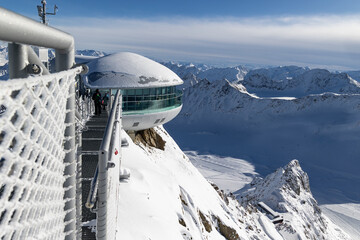 Bergstation der Wildspitzbahn, Pitztaler Gletscher