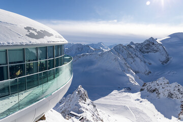 Bergstation der Wildspitzbahn, Pitztaler Gletscher