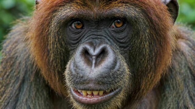 Close-up of monkey face