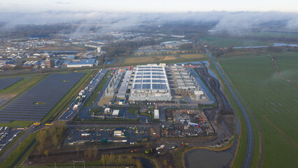 Aerial: Winschoten Data Center and AI Computing Demand.