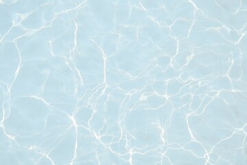 Sunlight Reflections on Turquoise Pool Water Surface