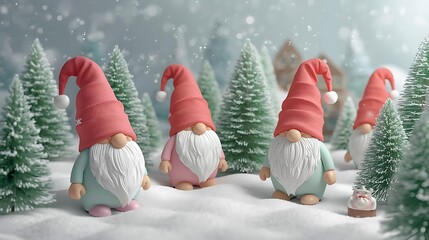 Adorable Scandinavian Nisse Characters for Christmas