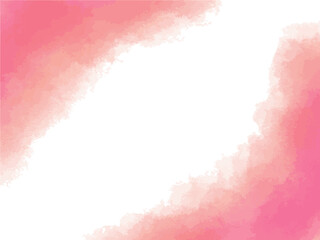 ピンクの水彩グラデーション背景ベクター/Pink Watercolor Gradient Background Vector