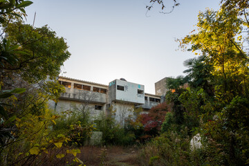 日本の香川県高松市屋島のとても美しい秋の風景
