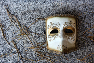 old carnival mask