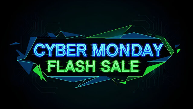 Cyber Monday Flash Sale Announcement - Limited Time Discount Event - Powered by Adobe