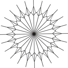 mandala design with circle 