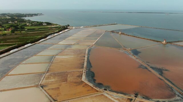 Salina Saline dello Stagnone Trapani Sycylia solanka