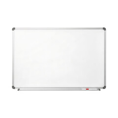 A closed silver laptop computer with a blank screen isolated on transparent background