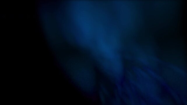 gloomy smoke threads weave through shadowy emptiness gradually fading away