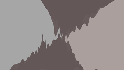 Silhouettes of a man and woman combined with vector map and geography design elements