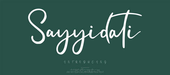 Abstract Fashion font alphabet. Minimal modern urban fonts for logo, brand etc. Typography typeface uppercase lowercase and number vector illustration.