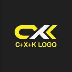 cxk logo design , business and unique cxk logo design , tryphography and text design cxk logo name , simple and elegend logo design cxk 