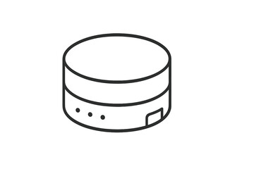 Cylindrical smart home device with indicator lights and connection port