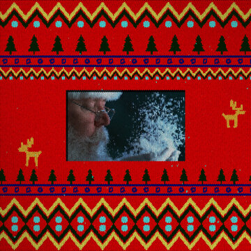 Knit Sweater Christmas Holiday Square Slideshow &ndash; Festive Photo Reveal and Logo Intro