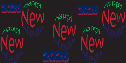 A repetitive, celebratory digital graphic for 