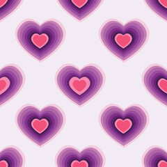 seamless hearts pattern
