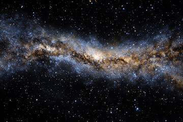 Frost-covered branches shimmering faintly beneath the cosmic expanse  