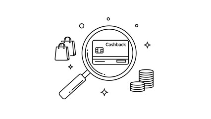 Magnifying Cashback Exploring Rewards, Shopping, and Financial Savings with a Detailed View