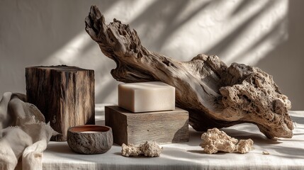 Withered Wood and Interwoven Light Shadows: Natural Texture Background with Vintage Aged Decoration for Home Art, Commercial Posters, and Cultural Promotion.