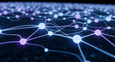 Abstract network connection technology background digital data and cyber security concept design