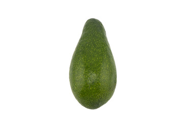 Isolated avocado. Cut avocado fruit isolated on white background.