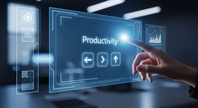 Boost productivity with a modern touch screen interface for smart business solutions