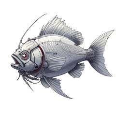 Cyborg Fish Future Design Very Cool