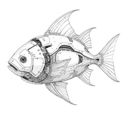 Cyborg Fish Future Design Very Cool