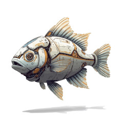 Cyborg Fish Future Design Very Cool