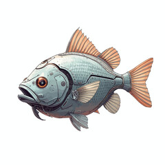 Cyborg Fish Future Design Very Cool