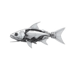 Cyborg Fish Future Design Very Cool