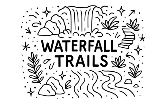 Linear nature adventure with waterfalls and hiking trails